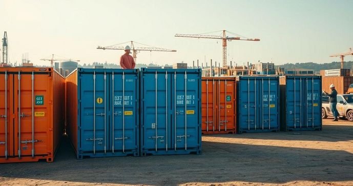 Locação de container para sua obra: como escolher a melhor opção