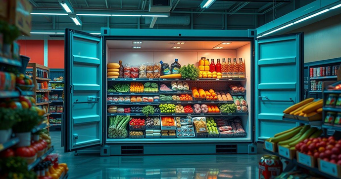 Container refrigerado 20 pés é a solução ideal para armazenamento de alimentos