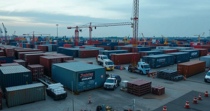 Como escolher o melhor aluguel de container para obra e otimizar seu projeto