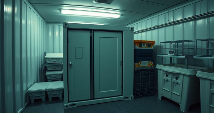 Container câmara fria à venda para armazenamento eficiente