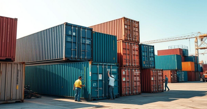 Locação de Containers: Como Escolher a Melhor Opção para Seu Projeto