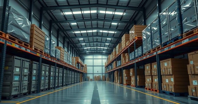 Containers Almoxarifado Organização