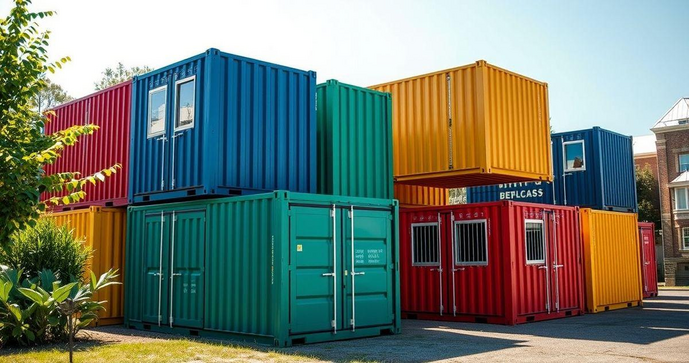 Containers modulares são a solução ideal para construção rápida e sustentável