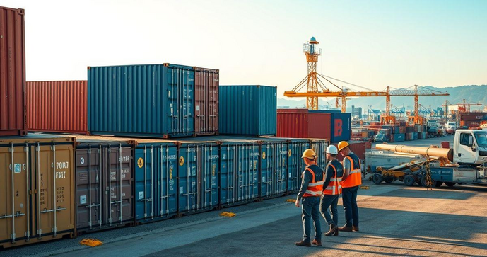 Locação de container preço: descubra como economizar e escolher a melhor opção para seu projeto